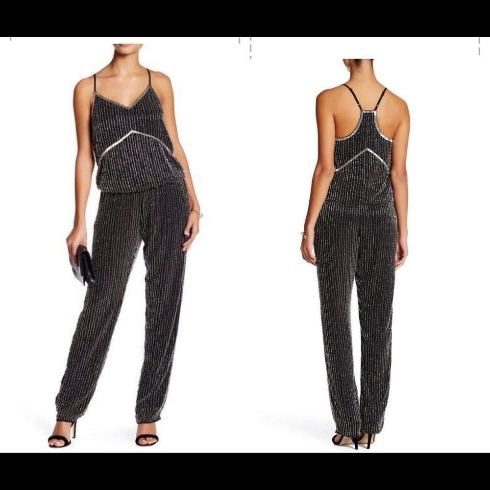 Walter Baker Sequin Jumpsuit